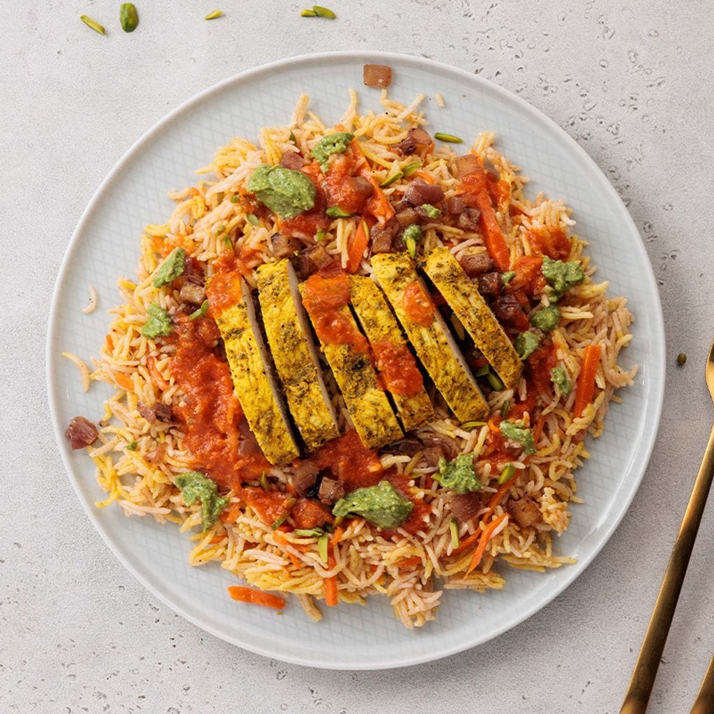 Chicken and Saffron Polo