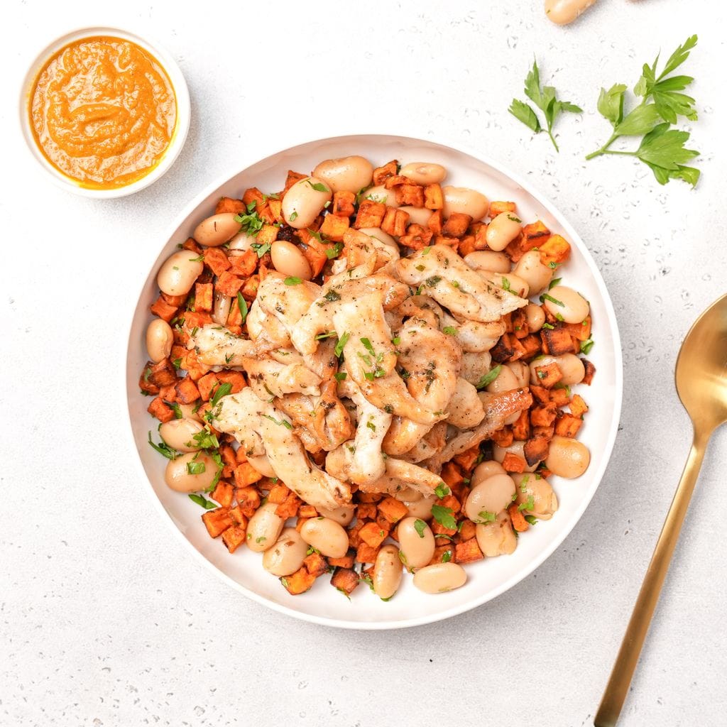 Garlic Butter Chicken Hash