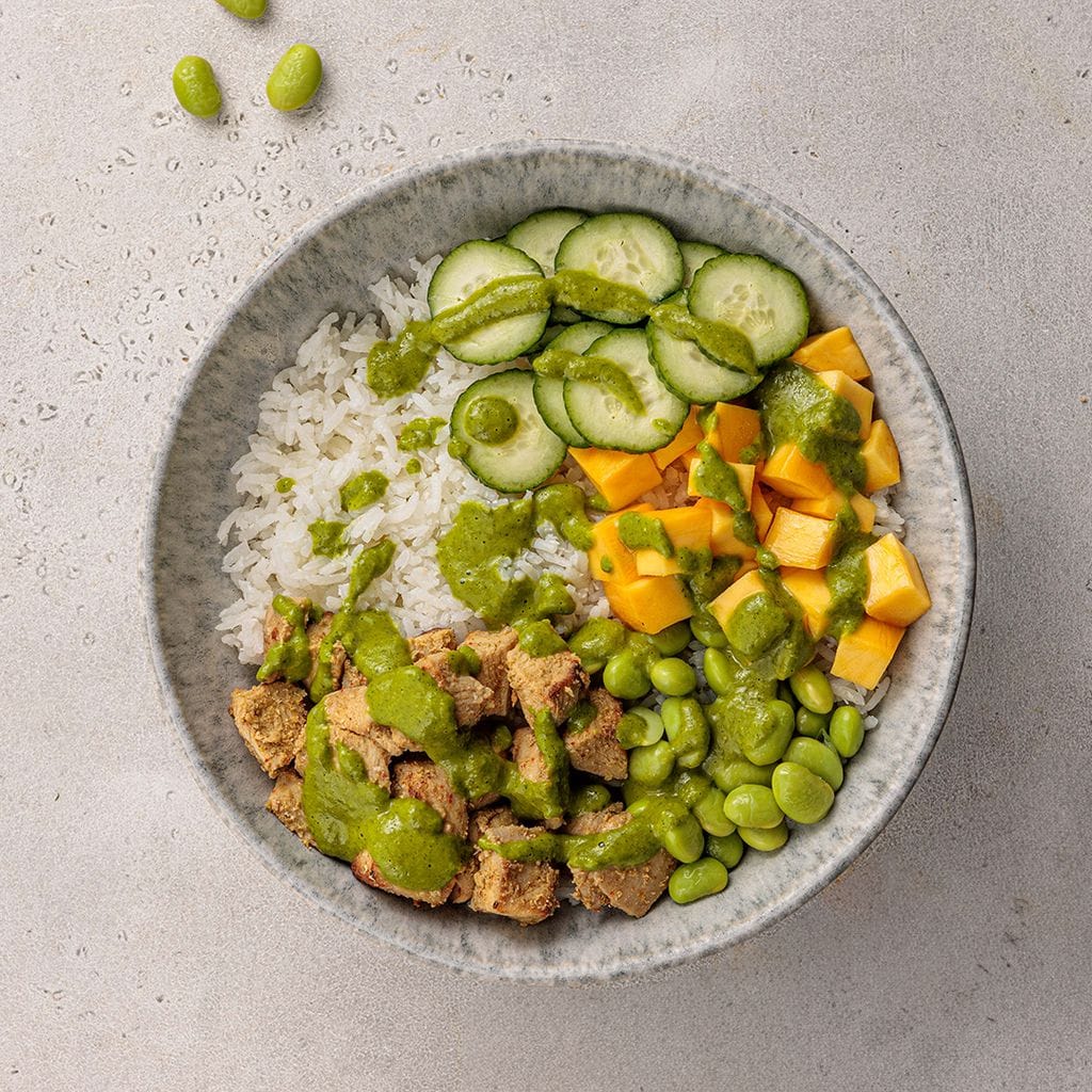 Chicken Asada Poke Bowl