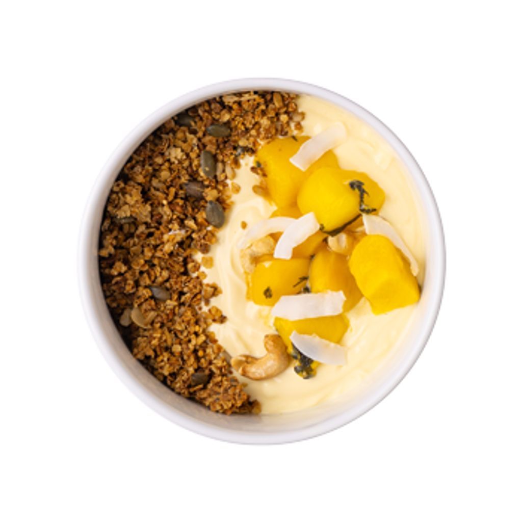 High Protein Mango and Passionfruit Yoghurt