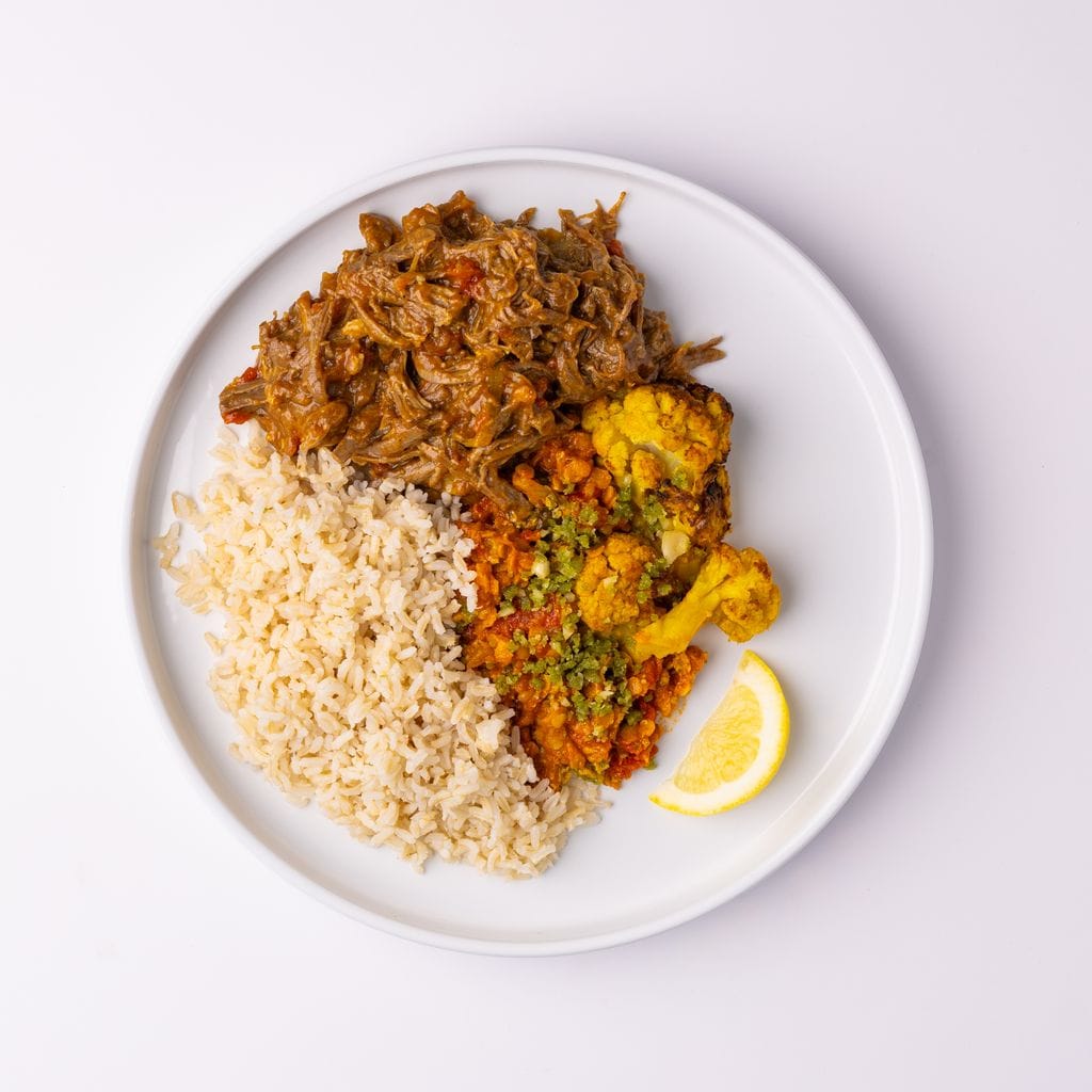 Spiced Dhal with Beef High Protein