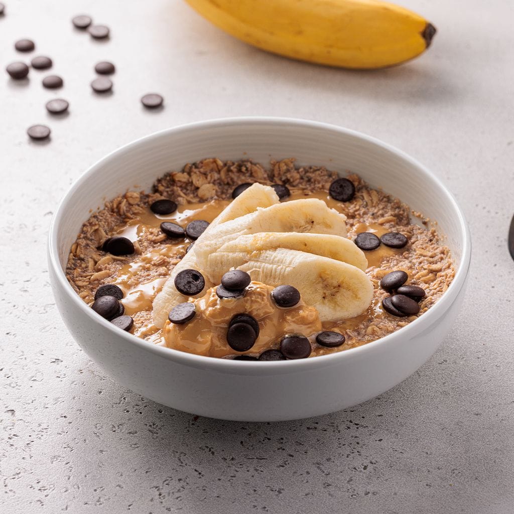 Banana Chocolate Hot Oats