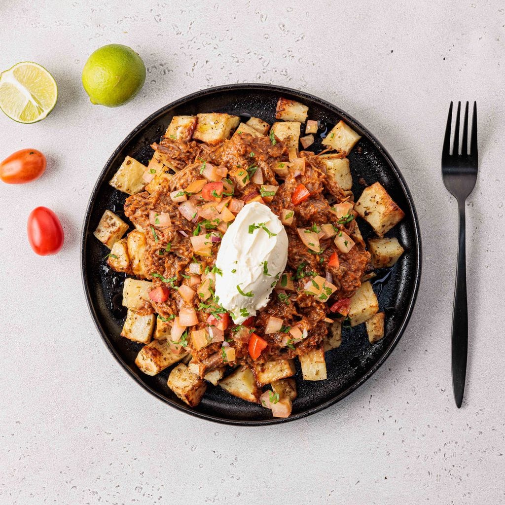 Birria Loaded Potatoes