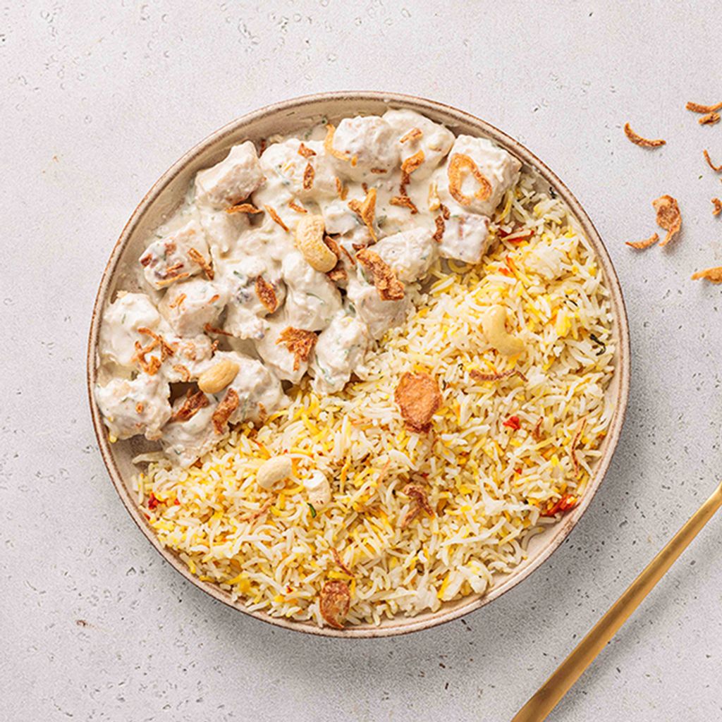 برياني التكة بالكريمة