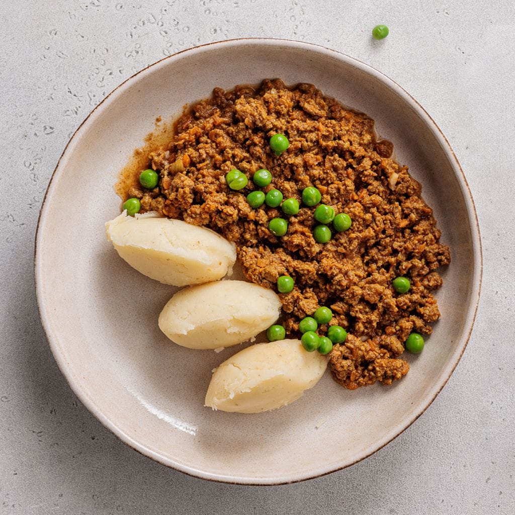 Curried Beef with Mash