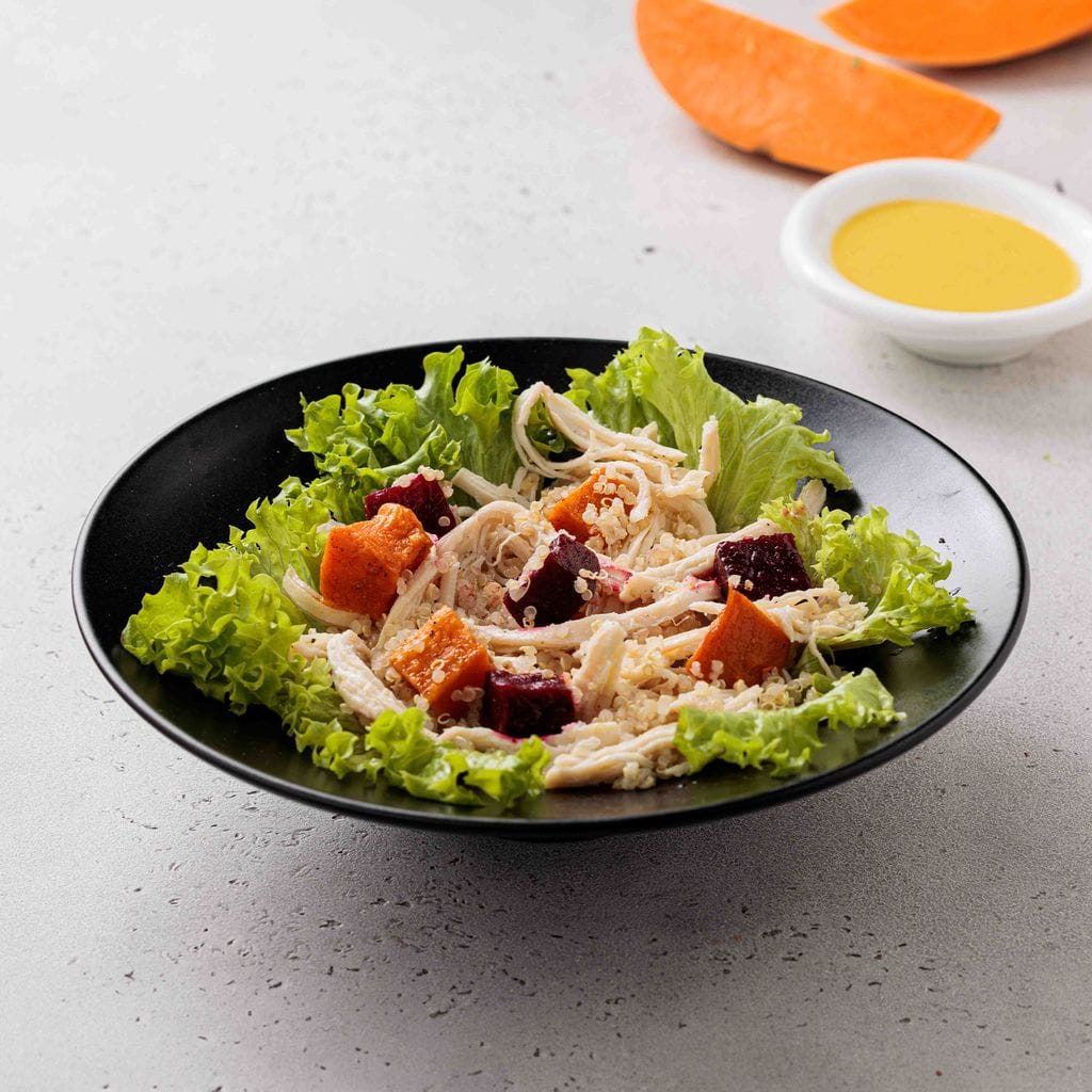 Pulled Chicken Quinoa Salad