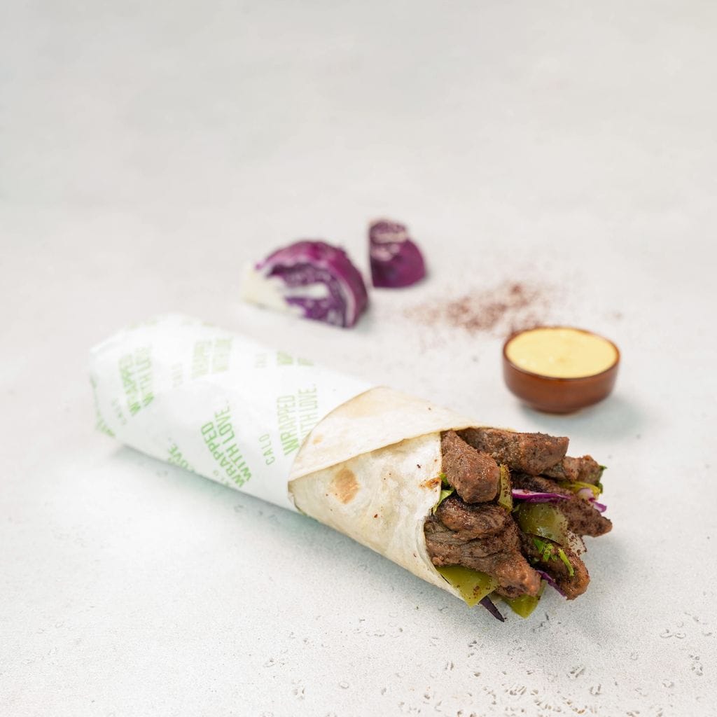 Beef Pepper Hash Wrap