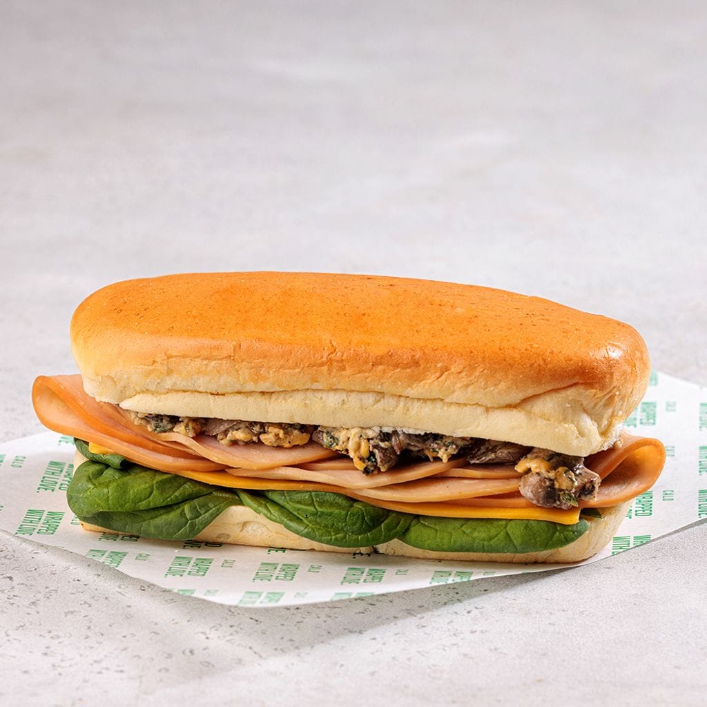 Turkey Mushroom Sandwich