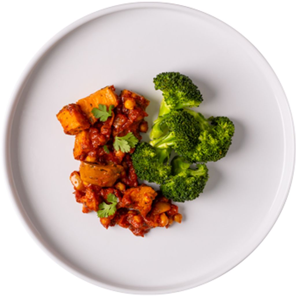 Slow Cooked Chickpea and Aubergine Stew