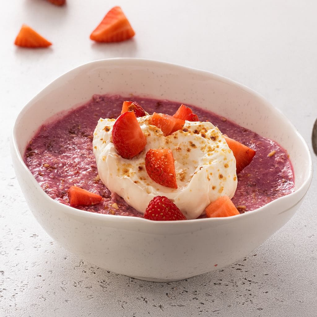 Strawberry Hot Oats