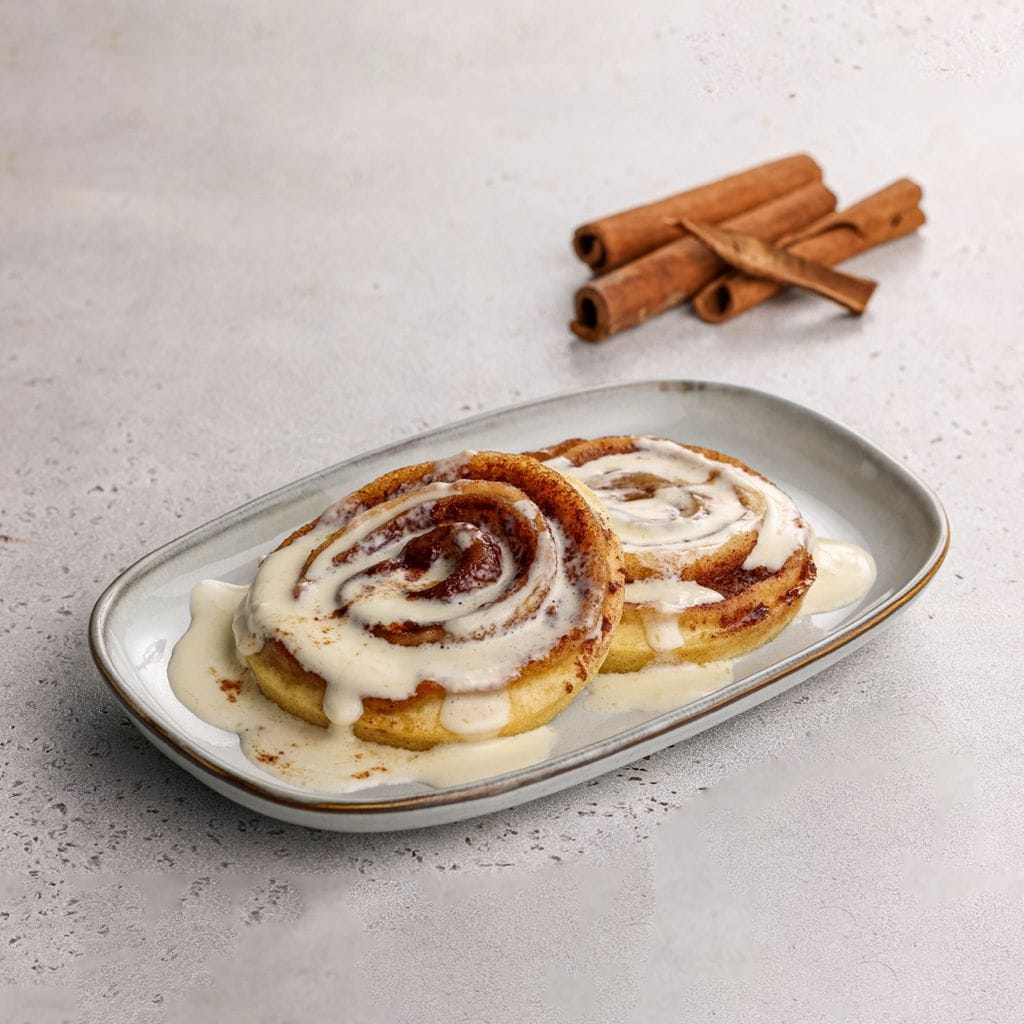 Cinnamon Roll Pancakes