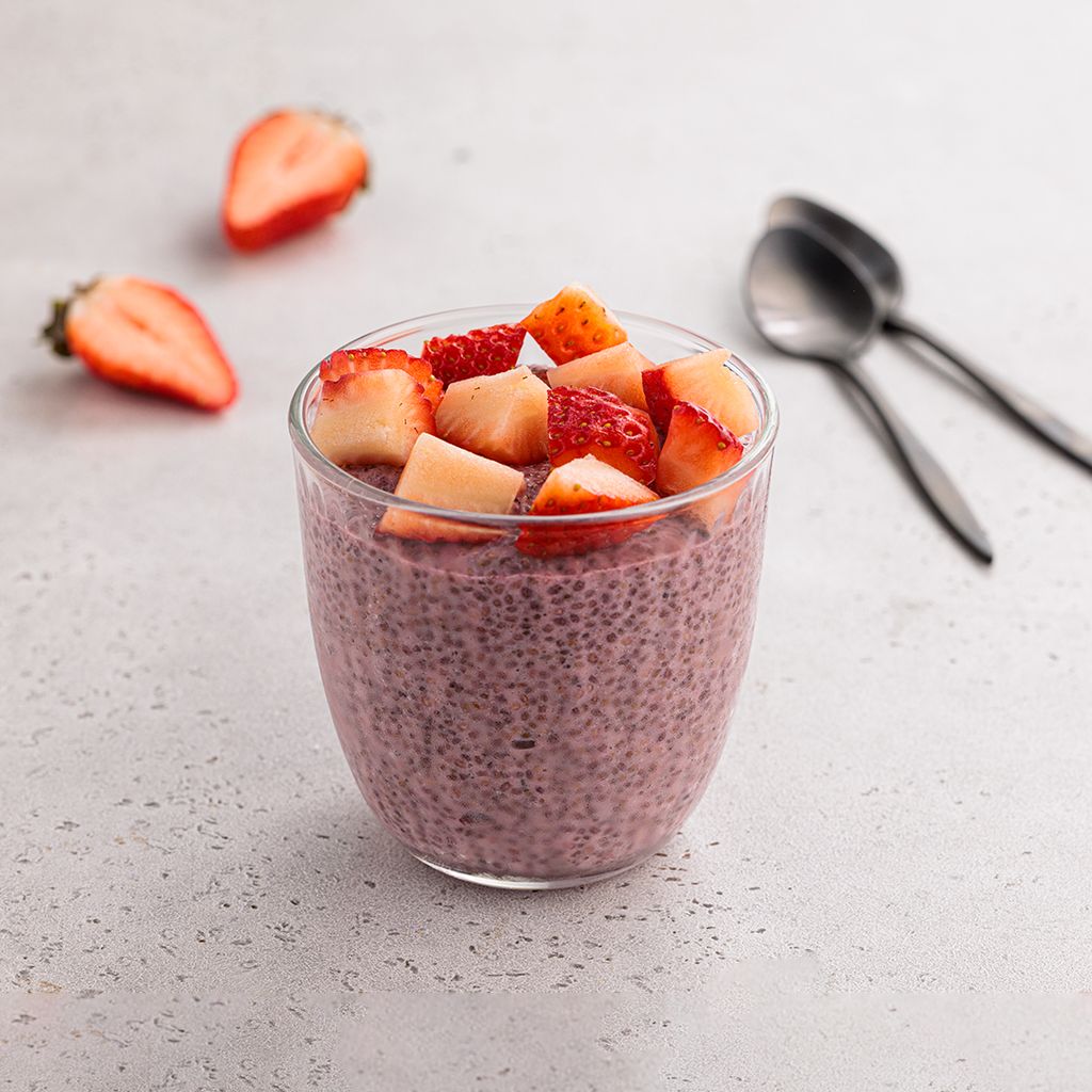 Pink Chia pudding