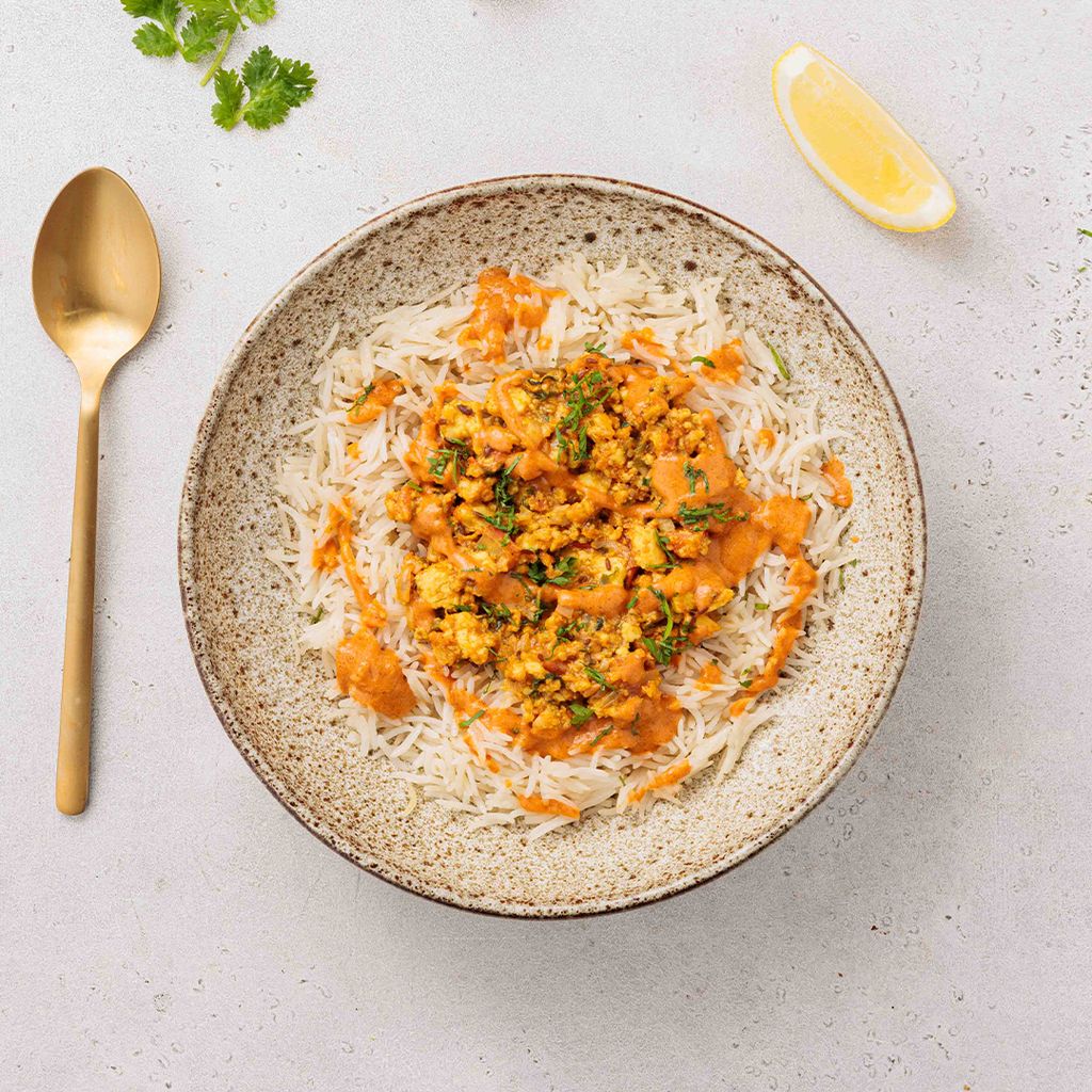 Paneer Burjee with Rice