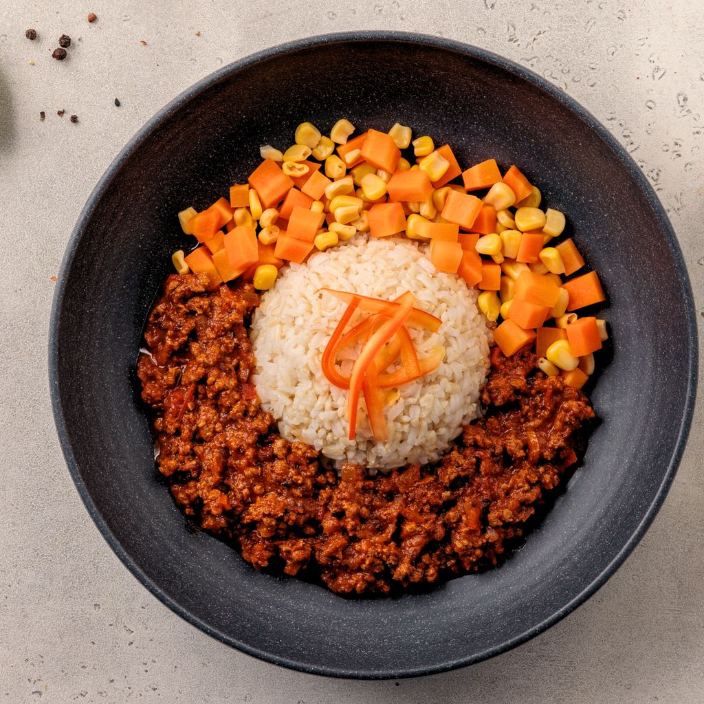 Beef Chili with Brown Rice High Protein