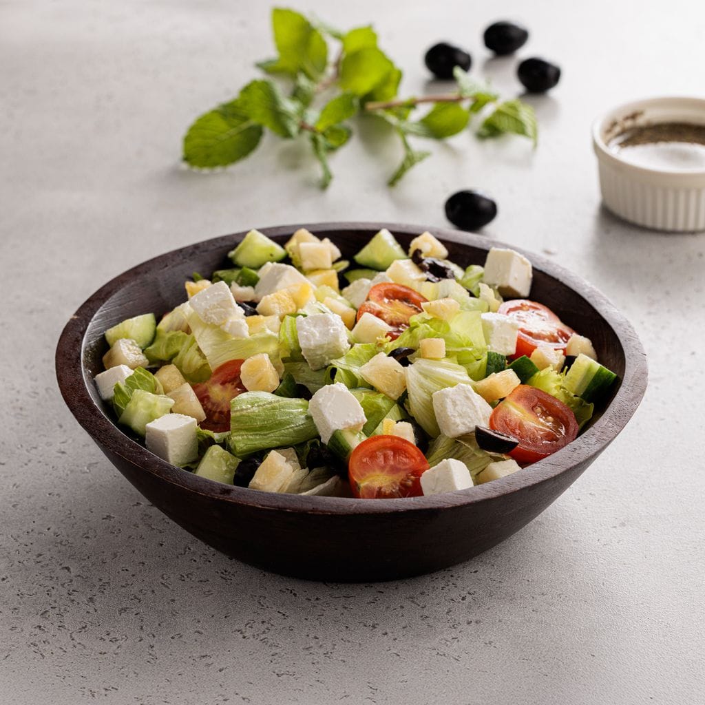 Mediterranean Mint Feta Salad