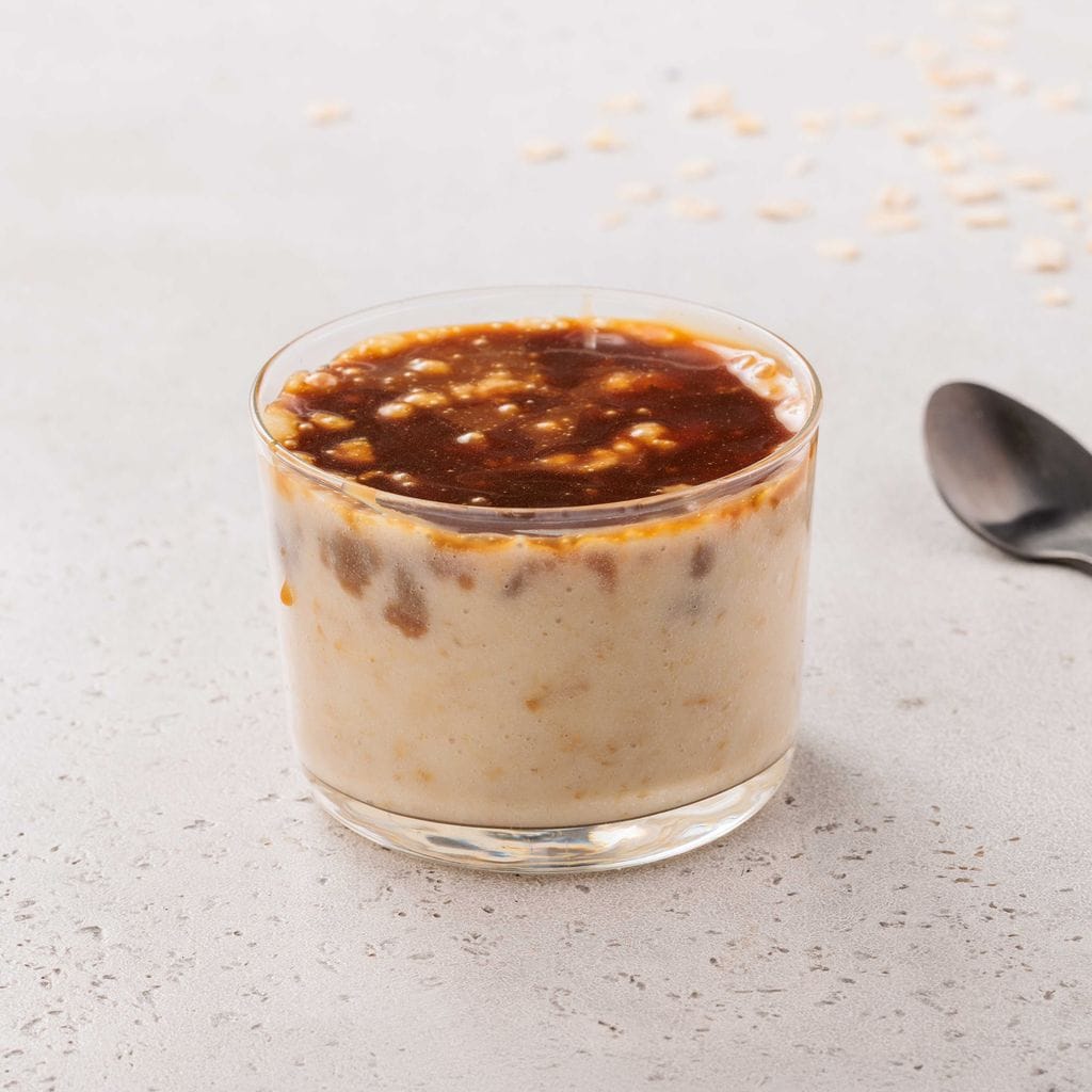 Caramel Custard Overnight Oats